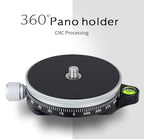 Xiletu TPC60 360 Degree Rotating Panoramic Head Tripod Holder SLR Camera Base Plate, TPC60