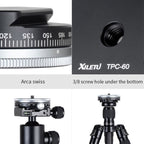 Xiletu TPC60 360 Degree Rotating Panoramic Head Tripod Holder SLR Camera Base Plate, TPC60