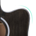 Folk Acoustic Guitar Beginner Training And Teaching Stringed Instruments, 41 Inch (Black), 41 Inch (Log Color), 41 Inch (Blue), 41 Inch (Sunset Yellow), 38 Inch (Black), 38 Inch (Log color), 38 Inch (Blue), 38 Inch (Sunset Color), 38 Inch (Brown)      ...