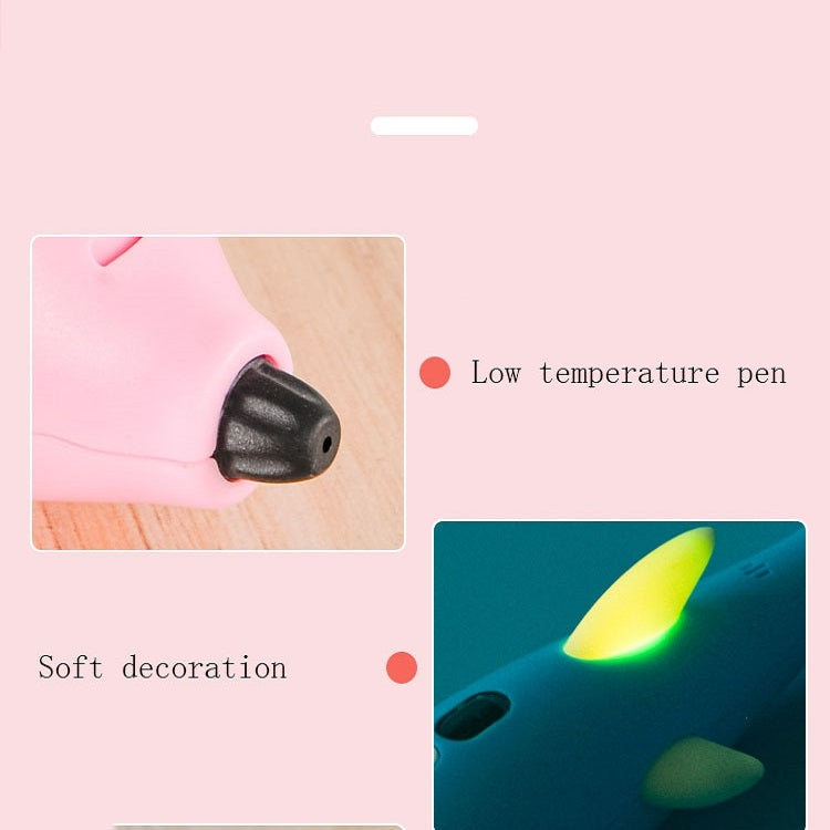 3D Printing Pen Three-Dimensional Painting Graffiti Brush, Dolphin Pink
