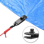 10pcs /Set Outdoor Camping Canopy Windproof Clip Tent Additional Pull Point Plastic Clip Rainproof Tarp Fixing Clip, B Clip + Hook, B Clip + Flat Buckle, B Clip, B Clip + Bouncy Ball, B Clip (Red), B Clip (Yellow), B Clip (Blue), B Clip (Green)