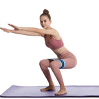 Squat Yoga Resistance Band Squat Loop Elastic Band, Size: 66 x 8cm（Blue）, 66 x 8cm（Blue）, 76 x 8cm（Pink）, 86 x 8cm（Gray）