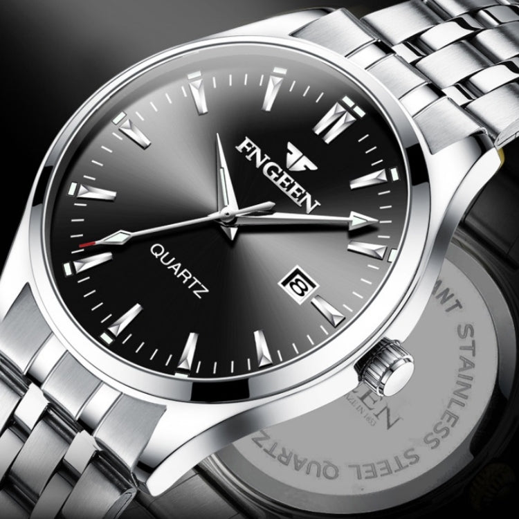 FNGEEN 2111 Men Simple Luminous Calendar Quartz Watch