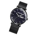 BINBONG B3820 Men Simple Luminous Quartz Watch Student Trendstarry Starry Sky Pattern Watch