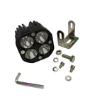 40W Yellow Light Motorcycle LED Spotlight Headlight Car Front Bumper Light Off-Road Vehicle Modified Roof Light, Yellow Light