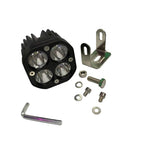 40W White Light Motorcycle LED Spotlight Headlight Car Front Bumper Light Off-Road Vehicle Modified Roof Light, White Light