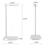 Z9 Headset Aluminum Alloy Bracket Internet Cafe Headset Display Stand, black, Silver, Rose Gold