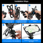 Bicycle Strap Mobile Phone Holder Bicycle Mountain Bike Phone Holder, Clip Type, Strongly Chuck Type