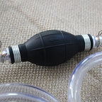 One-Way Valve Manual Oil Pump Oil Pipe Aquarium Water Changer, 15mm Alloy