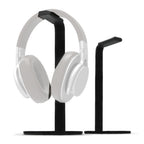 Aluminum Alloy Headphone Holder H-Stand Headphone Display Stand Headphone Storage Rack, Black, Dark Gray, Silver