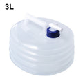 PE Folding Water Bag Shrink Bucket Outdoor Portable Water Bottle, 3L, 5L, 8L, 10L