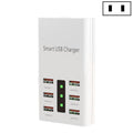 30W 2A Multi-Function 6-Port Charging Socket Universal Smart Phone And Tablet USB Charger, US Plug, EU Plug, UK Plug