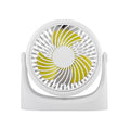 JD-Q1 Office Student Dormitory Mini Silent USB Fan, White, Pink, Black