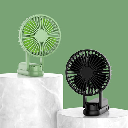 F1 USB Portable Lazy Hanging Neck Fan Mini Folding Handheld Fan, White, Pink, Green, Black