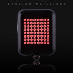 Intelligent Steering Brake Tail Light USB Rechargeable Bicycle Light Cycling Warning Safety Light, Intelligent Steering Brake Tail Light