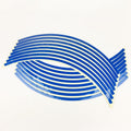 Motorcycle 18inch Wheel Stickers Modified Wheel Reflective Stickers, Blue, Red, Orange, Green, Silver, Black, Yellow