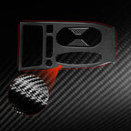 3pcs /Set Center Console Cup Holder Trim Left-Hand Drive For Audi A5 / A5L / S5 Avant / A5 Saloon / A6 Avant / A6L, Left-Hand Drive