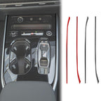 2pcs /Set Gear Shift Side Trim Stickers Right-Hand Drive For Audi A5 / A5L / S5 Avant / A5 Saloon / A6 Avant / A6L, Right-Hand Drive