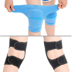 Children Sponge Thickened Knee Pads Sports Dancing Anti-Fall Protective Gear, Specification: M  (Rose Red), S (Black), M (Black), S (Sky Blue), M (Sky Blue), S (Rose Red), M  (Rose Red)