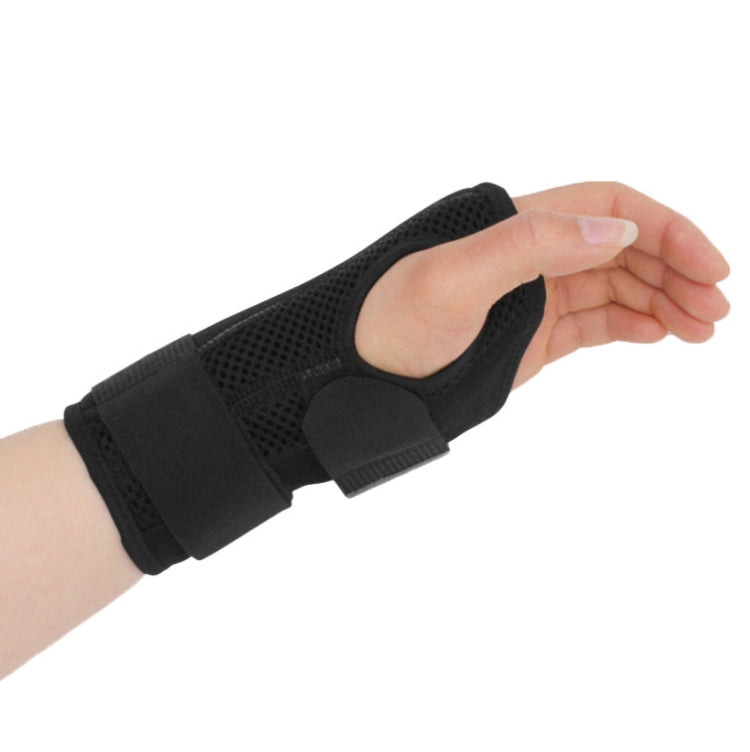 Two-Way Compression Stabilized Support Plate Wrist Brace Fracture Sprain Rehabilitation Wrist Brace, Specification: Right Hand S (Black), Left Hand S (Black), Right Hand S (Black), Left Hand M (Black), Right Hand M (Black), Left Hand L (Black)         ...