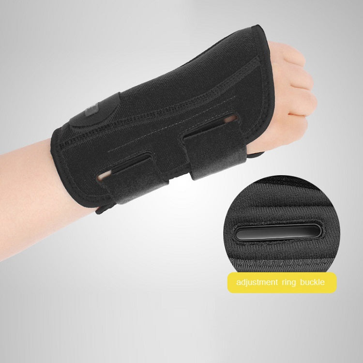 Two-Way Compression Stabilized Support Plate Wrist Brace Fracture Sprain Rehabilitation Wrist Brace, Specification: Right Hand S (Black), Left Hand S (Black), Right Hand S (Black), Left Hand M (Black), Right Hand M (Black), Left Hand L (Black)         ...