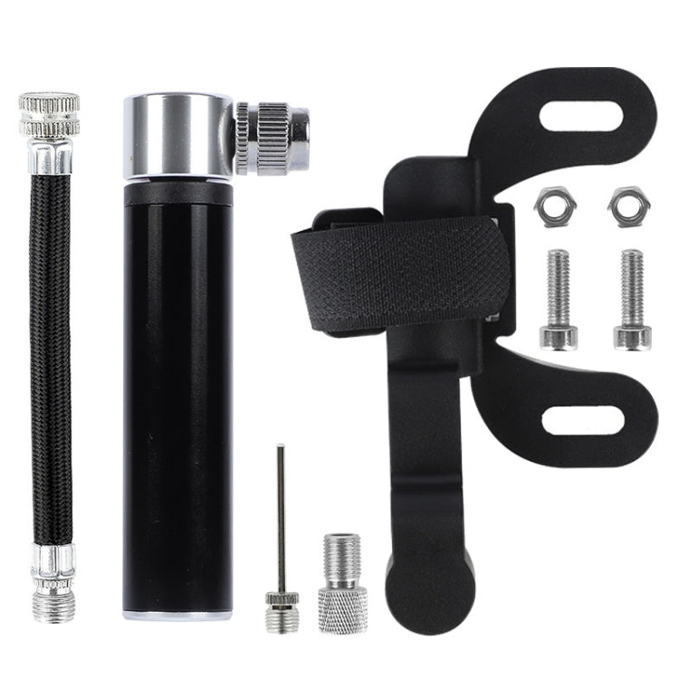 Bicycle Basketball Football Mini Portable High Pressure Inflator, Pressure Inflator(Black)