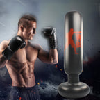 Fitness Vertical Inflatable Punching Bag Boxing Column Tumbler Punching Bag Catharsis Column, Height: 1.6m, 1.6m Letter Pattern