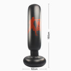 Fitness Vertical Inflatable Punching Bag Boxing Column Tumbler Punching Bag Catharsis Column, Height: 1.6m, 1.6m Letter Pattern