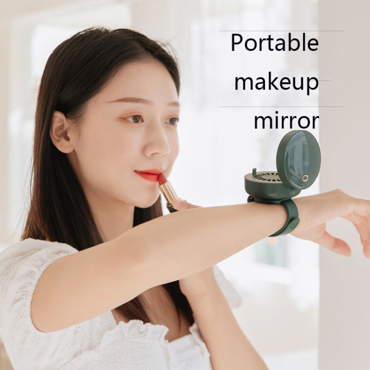 G3 Portable Outdoor Kids USB Mini Mirror Leafless Watch Fan, Mirror(White), Mirror(Pink), Mirror(Green)