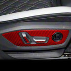 6pcs /Set Adjustment Panel Trim Sticker For Audi A5 / A5L / S5 Avant / A5 Saloon / A6 Avant / A6L