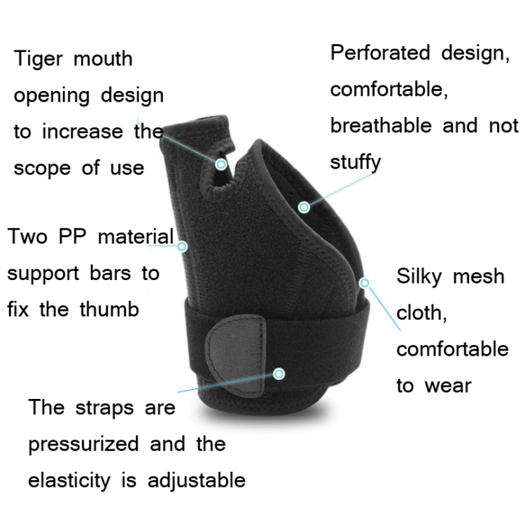 1 Paris Thumb Fracture Sprain Fixation Brace Tendon Sheath Breathable Wrist Brace, Wrist Brace