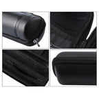 WEST BIKING Bicycle Hard Shell Bag Portable Storage And Riding Equipment, Black, Bright Black
