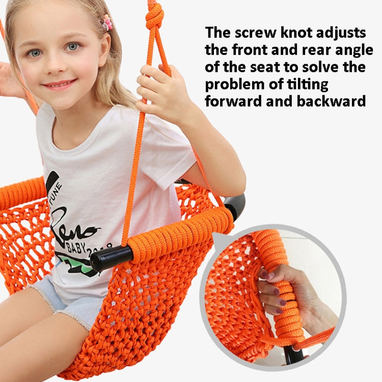 Children Swing Family Toys Indoor And Outdoor Garden Hand-Woven Swing Chair Hanging Chair, Hand-Woven Swing Chair