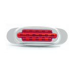 12-24V 2000-4000K 16 LEDs Electroplating Side Lights Side Tail Lights Cargo Truck Modification Light, Red (2 Lines Always Bright), Yellow (2 Lines Always Bright), Red (High and Low Light 3 Lines), Yellow (High and Low Light 3 Lines)