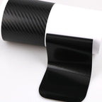 5 Sets Car Threshold Carbon Fiber Sticker Car Door Scratch Strip Anti-Kick Film Protective Pad Threshold Strip, 4 PCS / Set 3D Black, 4 PCS / Set 4D Black