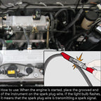 Automobile Detector Free Disassembly Lgnition System Test Pen Engine Test Spark Plug Coil High Voltage Tool, Test Pen