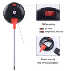 Five-In-One Soil Meter PH Humidity Temperature Photometry Detector PH Photometry Multifunctional Detector, 5 In 1