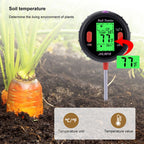 Five-In-One Soil Meter PH Humidity Temperature Photometry Detector PH Photometry Multifunctional Detector, 5 In 1