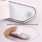 F601 4 PCS One Word Long Magnet Car Bracket Car Navigation Lazy Magnetic Metal Bracket, Water Chestnut Black, Water Chestnut Silver, Water Chestnut Gold, Rounded Black, Rounded Silver, Rounded Gold