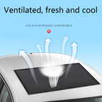 N913 Nylon Mesh Screens For Insect-Proof Dust-Proof Ventilated And Breathable Car Sunroof Magnetic Sun Shade, 95x55cm