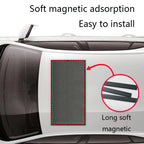 N913 Nylon Mesh Screens For Insect-Proof Dust-Proof Ventilated And Breathable Car Sunroof Magnetic Sun Shade, 95x55cm