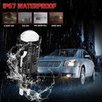 48W High-power LED Spotlight H4 Car Headlight With Solenoid Valve