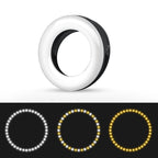 Mobile Phone Live Selfie Light LED Beauty Ring Fill Light, White, Pink, Black