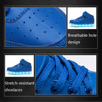 Children LED Luminous Shoes Rechargeable Sports Shoes, 25, 26, 27, 28, 29, 30, 31, 32, 33, 35, 34, 36, 37, 38, 39