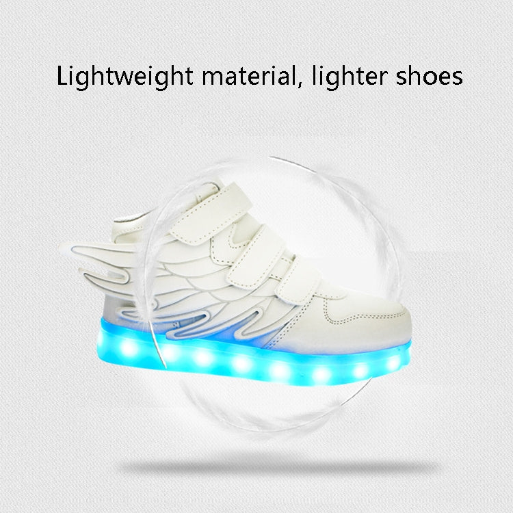 Children Colorful Light Shoes LED Charging Luminous Shoes, 25, 26, 27, 28, 29, 30, 31, 32