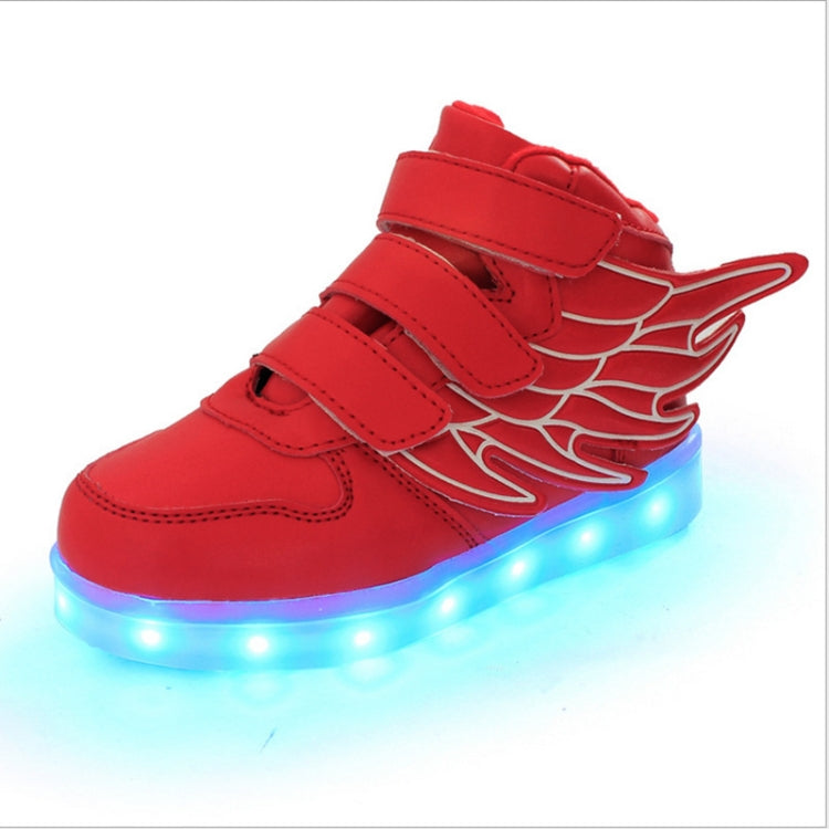 Children Colorful Light Shoes LED Charging Luminous Shoes, 25, 26, 27, 28, 29, 30, 31, 32
