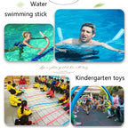 Blindfolded Strike Stick Swimming Stick Buoyancy Stick Foam Stick EPE Pearl Cotton Stick, Random Color Delivery, Size: 130 x 7cm (Solid), 150 x 6.5cm (Hollow), 150 x 6.5cm (Solid), 130 x 7cm (Solid)
