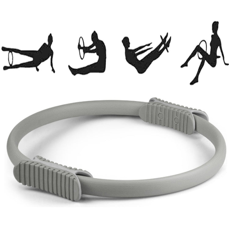 Yoga Pilates Ring Yoga Body Fitness Magic Circle, Inner Diameter: 32cm, 32cm Gray, 32cm Black, 32cm Green, 32cm Blue, 32cm Purple, 32cm Red