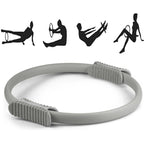 Yoga Pilates Ring Yoga Body Fitness Magic Circle, Inner Diameter: 32cm, 32cm Gray, 32cm Black, 32cm Green, 32cm Blue, 32cm Purple, 32cm Red