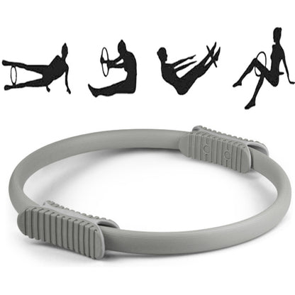 Yoga Pilates Ring Yoga Body Fitness Magic Circle, Inner Diameter: 32cm, 32cm Gray, 32cm Black, 32cm Green, 32cm Blue, 32cm Purple, 32cm Red